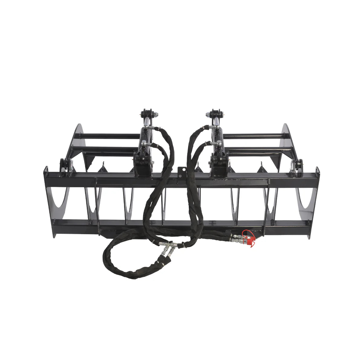 MechMaxx 72" Skid Steer Grapple Bucket Attachment, 2700 lb Capacity