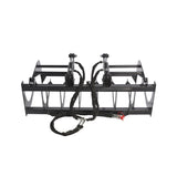 MechMaxx 72" Skid Steer Grapple Bucket Attachment, 2700 lb Capacity