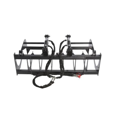 MechMaxx 72" Skid Steer Grapple Bucket Attachment, 2700 lb Capacity