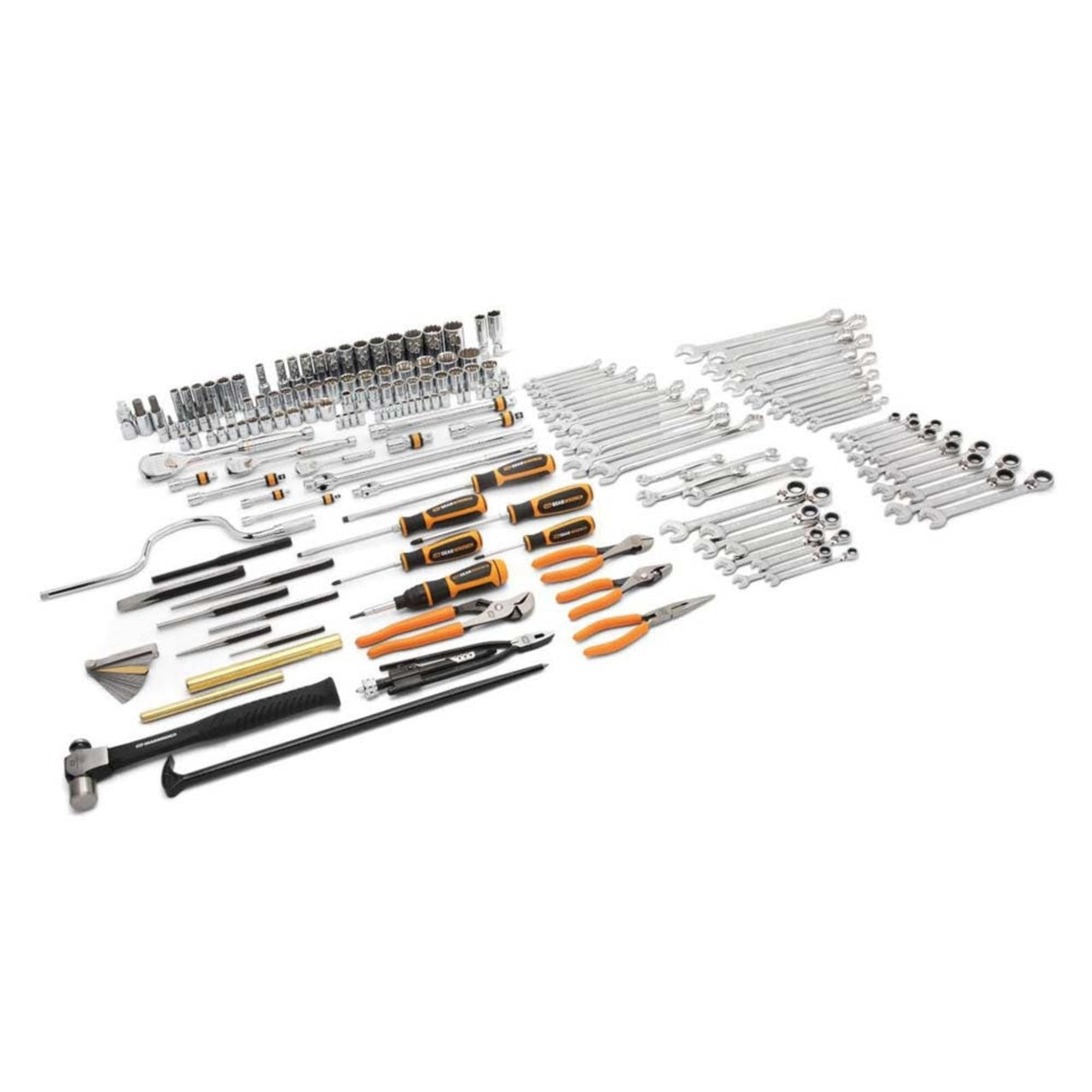 GearWrench 89060 613-Pc Master Mechanics Hand Tool Set — 84T Ratchets, Flex Head Wrenches
