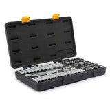 GearWrench 80550P 56-Pc 3/8" Drive 6-Point 120XP Socket Set — Standard & Deep, SAE & Metric