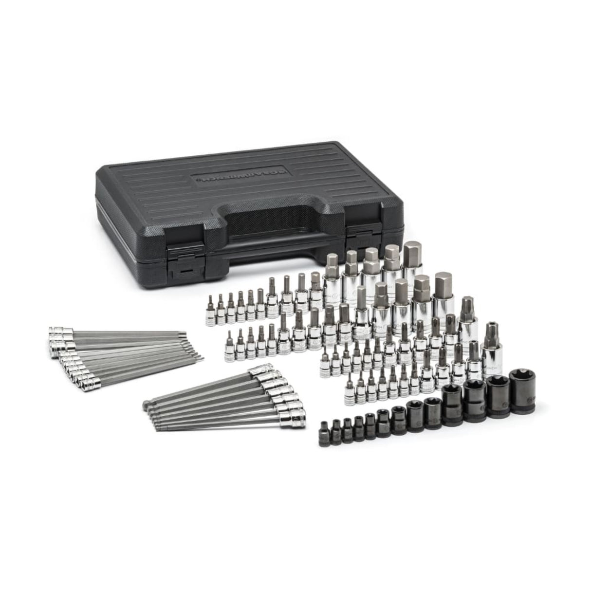 GearWrench 80742 84-Pc Bit Socket Set — Hex, Ball End Hex, Torx, External Torx & Tamper Proof