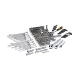 GearWrench 80940 219-Pc Mechanics Tool Set — 1/4", 3/8", 1/2" Drive, 3-Drawer Storage Box