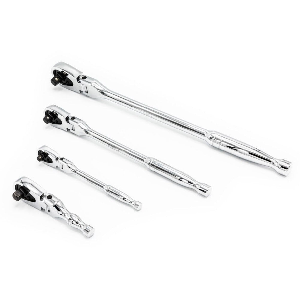 GearWrench 81230XP 4-Pc 120XP Flex Head Teardrop Ratchet Set — 1/4", 3/8" & 1/2" Drive