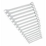GearWrench 81901 15-Pc 12-Point Long Pattern Combination Wrench Set — SAE 1/4" to 1"