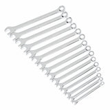 GearWrench 81902 15-Pc 12-Point Long Pattern Combination Wrench Set — Metric 8-22mm