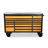 GearWrench 83249 72" 18-Drawer Rolling Tool Cabinet — Stainless Steel Worktop, GSX Series