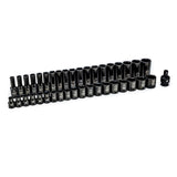 GearWrench 84948N 39-Pc 1/2" Drive 6-Point Metric Impact Socket Set — Standard & Deep