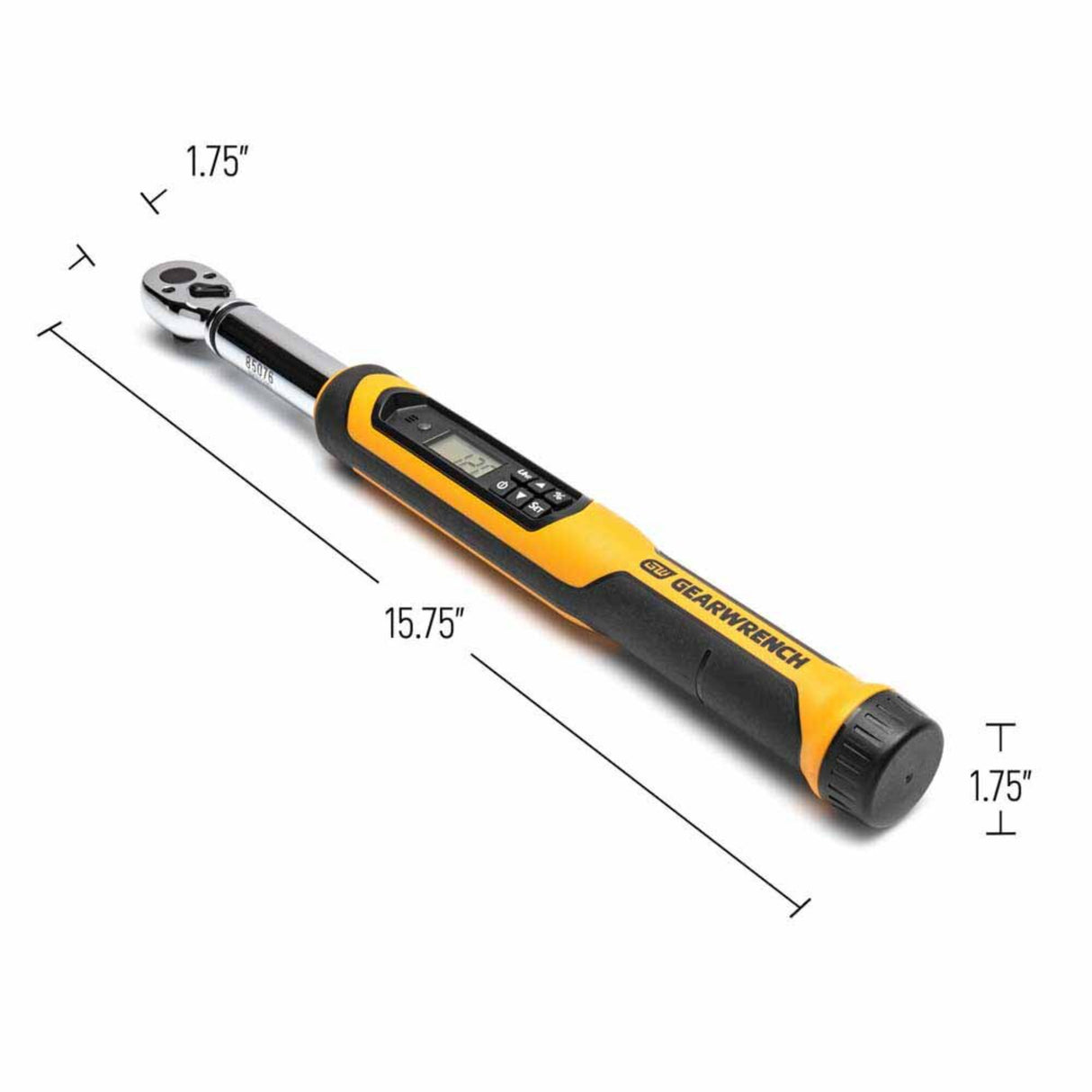 GearWrench 85076 3/8" Drive Electronic Torque Wrench — 10-135 Nm, ±2% Accuracy