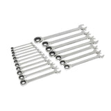 GearWrench 85890-02 18-Pc 72-Tooth 12-Point Ratcheting Combination Wrench Set — Metric