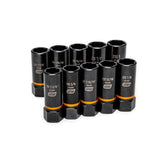 GearWrench 86071 10-Pc 1/2" Drive Bolt Biter Deep Extraction Socket Set