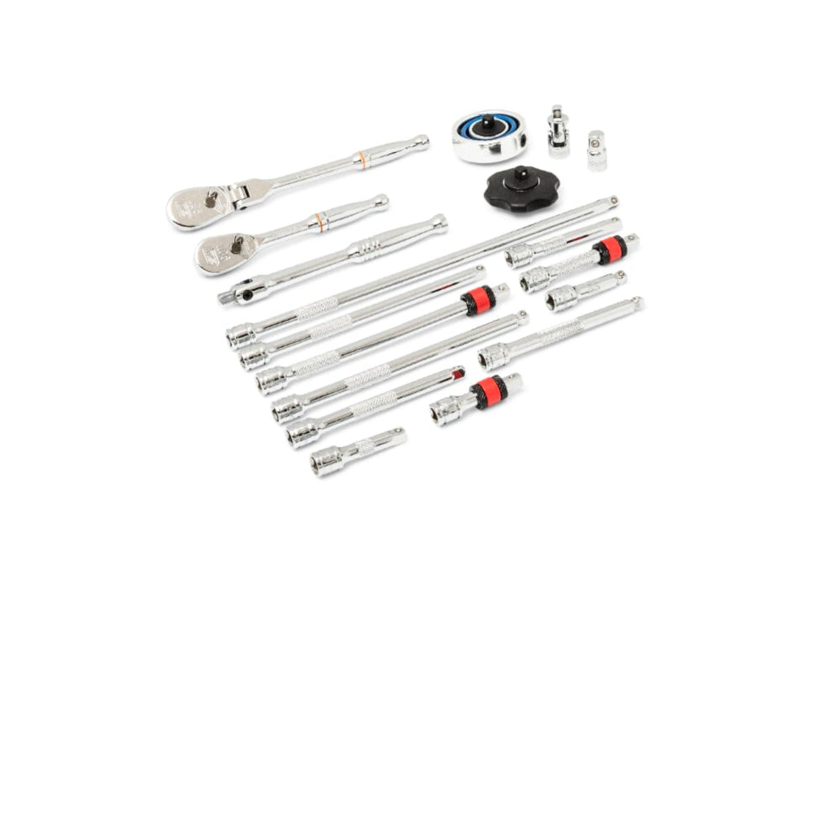 GearWrench 86520 18-Pc 1/4" Drive 90-Tooth Ratchet & Drive Tool Set — EVA Foam Tray