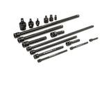 GearWrench 86524 17-Pc Impact Drive Accessory Set — 1/4", 3/8", 1/2" Drive, EVA Foam Tray