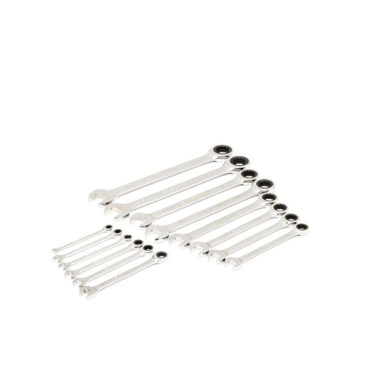 GearWrench 86526 21-Pc 72-Tooth 12-Point SAE Ratcheting Wrench Set — Standard & Stubby, EVA Tray