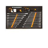 GearWrench 86528 44-Pc 90-Tooth Ratcheting Wrench & Hex Key Set — SAE & Metric, EVA Tray