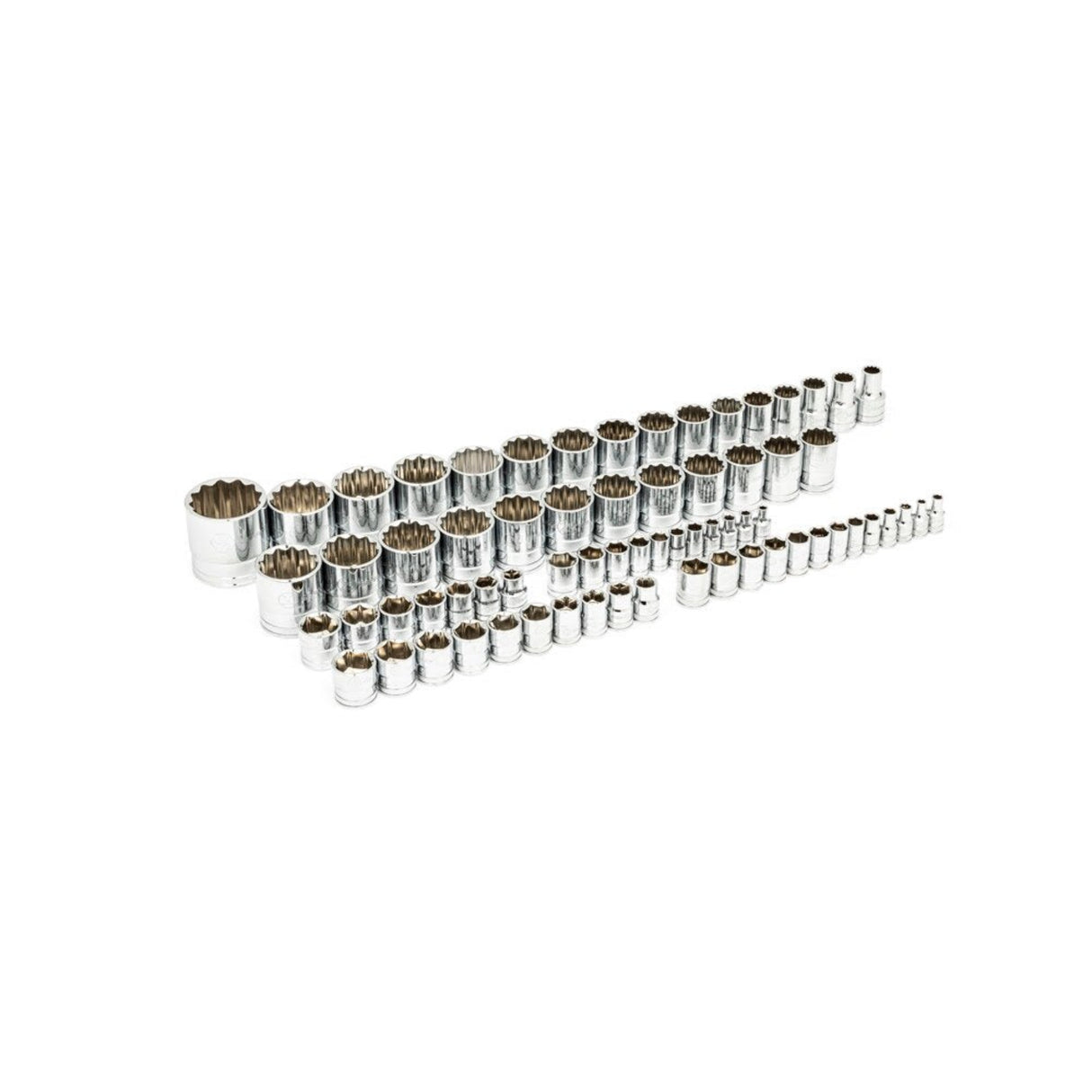 GearWrench 86529 83-Pc 90-Tooth Mechanics Tool Set — 1/4", 3/8", 1/2" Drive, SAE & Metric, EVA Tray