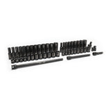GearWrench 86533 49-Pc 3/8" Drive 6-Point Impact Socket Set — Standard & Deep, SAE & Metric
