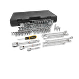 GearWrench 89058 110-Pc Mechanics Tool Set — 1/4", 3/8", 1/2" Drive, 6 & 12 Point, SAE & Metric