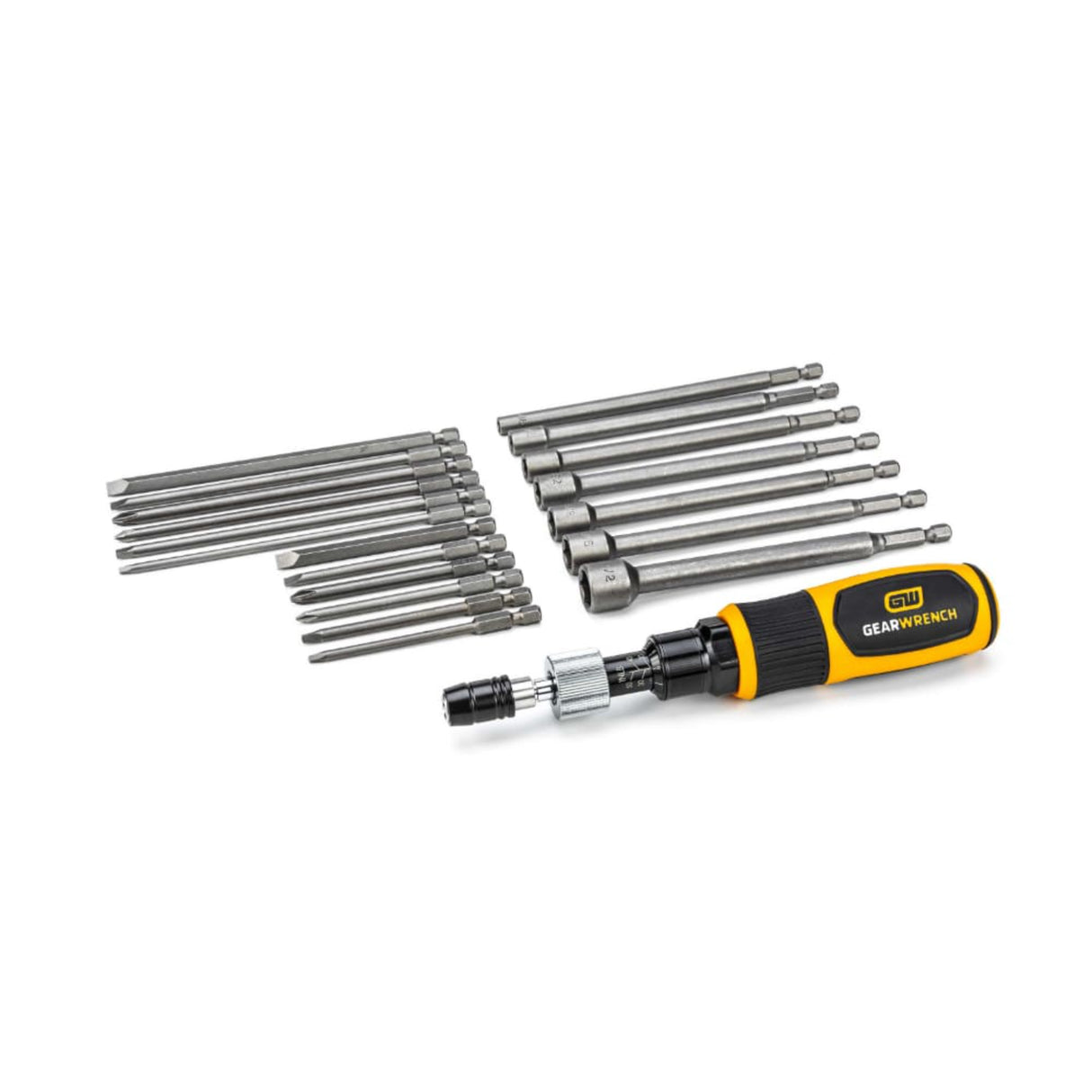 GearWrench 89620 20-Pc 1/4" Drive Torque Screwdriver Set — 10-50 in/lb, Electrical Service