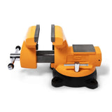 GearWrench GWBVA6 6" Mechanic's Bench Vise with Anvil — 360° Swivel Base