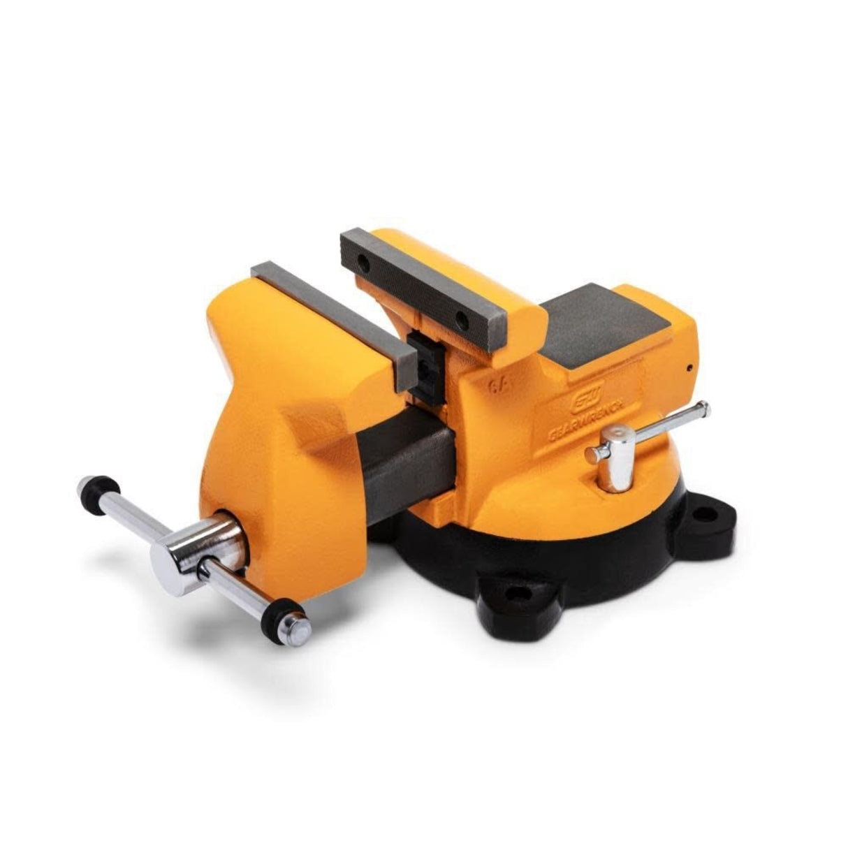 GearWrench GWBVA6 6" Mechanic's Bench Vise with Anvil — 360° Swivel Base
