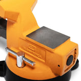 GearWrench GWBVA6 6" Mechanic's Bench Vise with Anvil — 360° Swivel Base