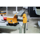 GearWrench GWBVA6 6" Mechanic's Bench Vise with Anvil — 360° Swivel Base