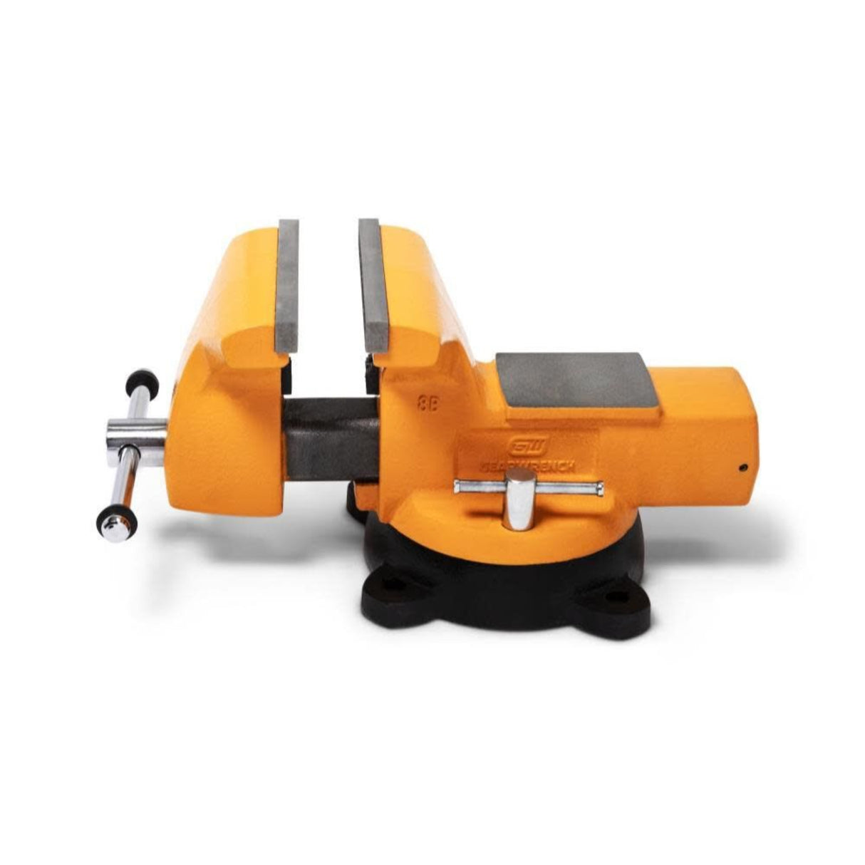 GearWrench GWBVA8 8" Mechanic's Bench Vise with Anvil — 360° Swivel Base