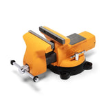GearWrench GWBVA8 8" Mechanic's Bench Vise with Anvil — 360° Swivel Base