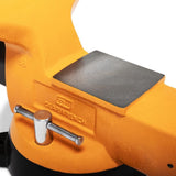 GearWrench GWBVA8 8" Mechanic's Bench Vise with Anvil — 360° Swivel Base
