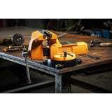 GearWrench GWBVA8 8" Mechanic's Bench Vise with Anvil — 360° Swivel Base