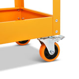 GearWrench GWMSC 36" 2-Shelf Steel Utility Cart — 440 lb Capacity, Locking Casters