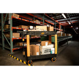 GearWrench GWPSCS 40" 2-Shelf Heavy Duty Utility Cart — 500 lb Capacity, Locking Casters