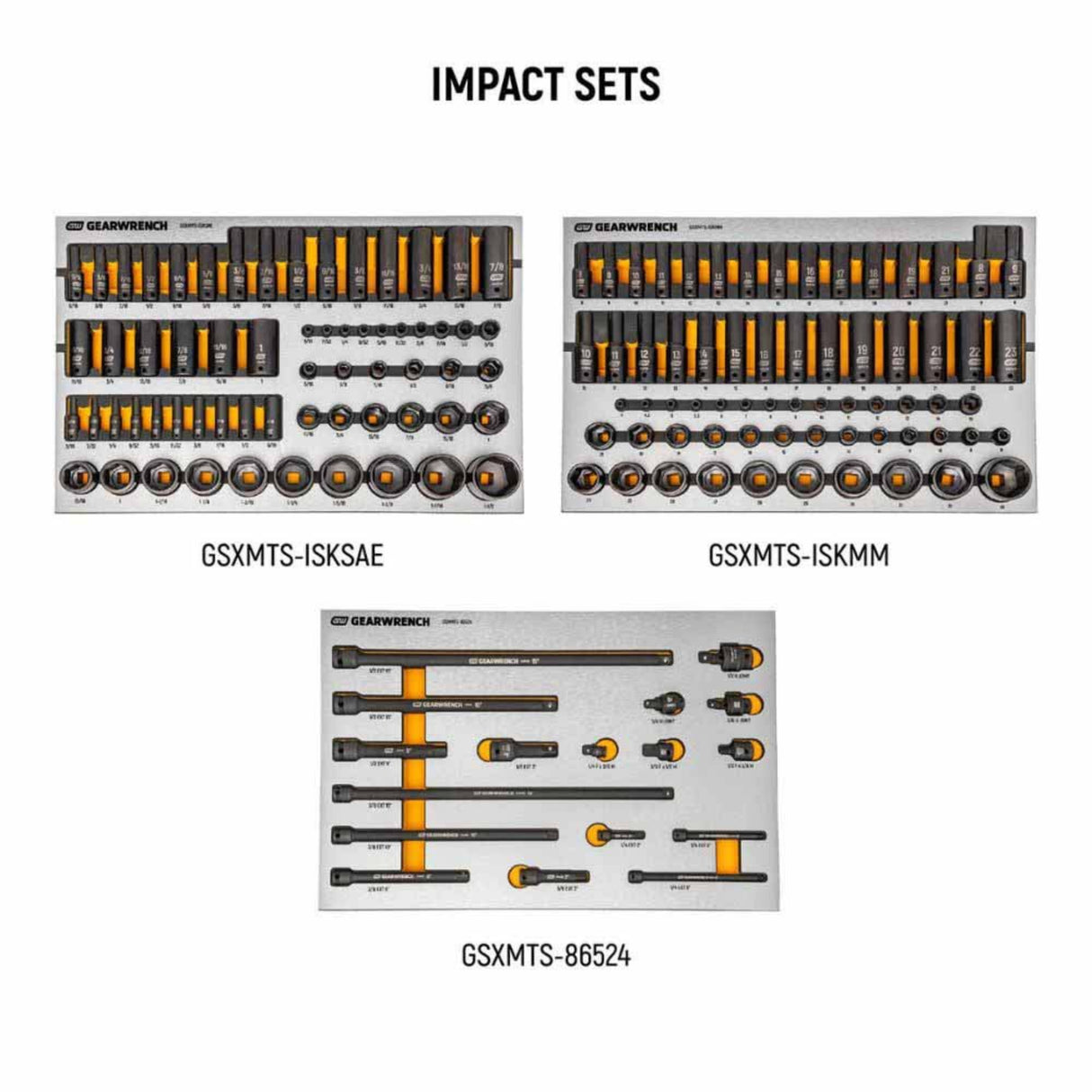 GearWrench MEGAMOD1268 1,268-Pc Master Technician Set — 72" GSX Cabinet, Modular Foam Trays