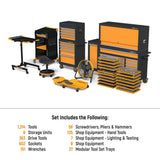 GearWrench MEGAMOD1331 1,331-Pc Mechanics Tool Set — 6 Storage Units, 27 Foam Modules