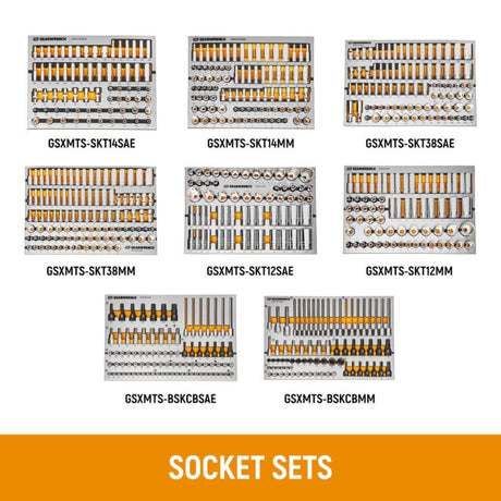 GearWrench MEGAMOD1629 1,629-Pc Mechanics Tool Set — 5 Storage Units, 34 Foam Modules