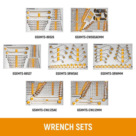 GearWrench MEGAMOD1629 1,629-Pc Mechanics Tool Set — 5 Storage Units, 34 Foam Modules
