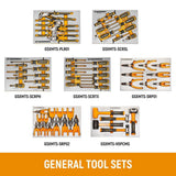 GearWrench MEGAMOD1629 1,629-Pc Mechanics Tool Set — 5 Storage Units, 34 Foam Modules
