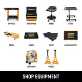 GearWrench MEGAMOD1858 1,858-Pc Mechanics Tool Set — 9 Storage Units, 37 Foam Modules