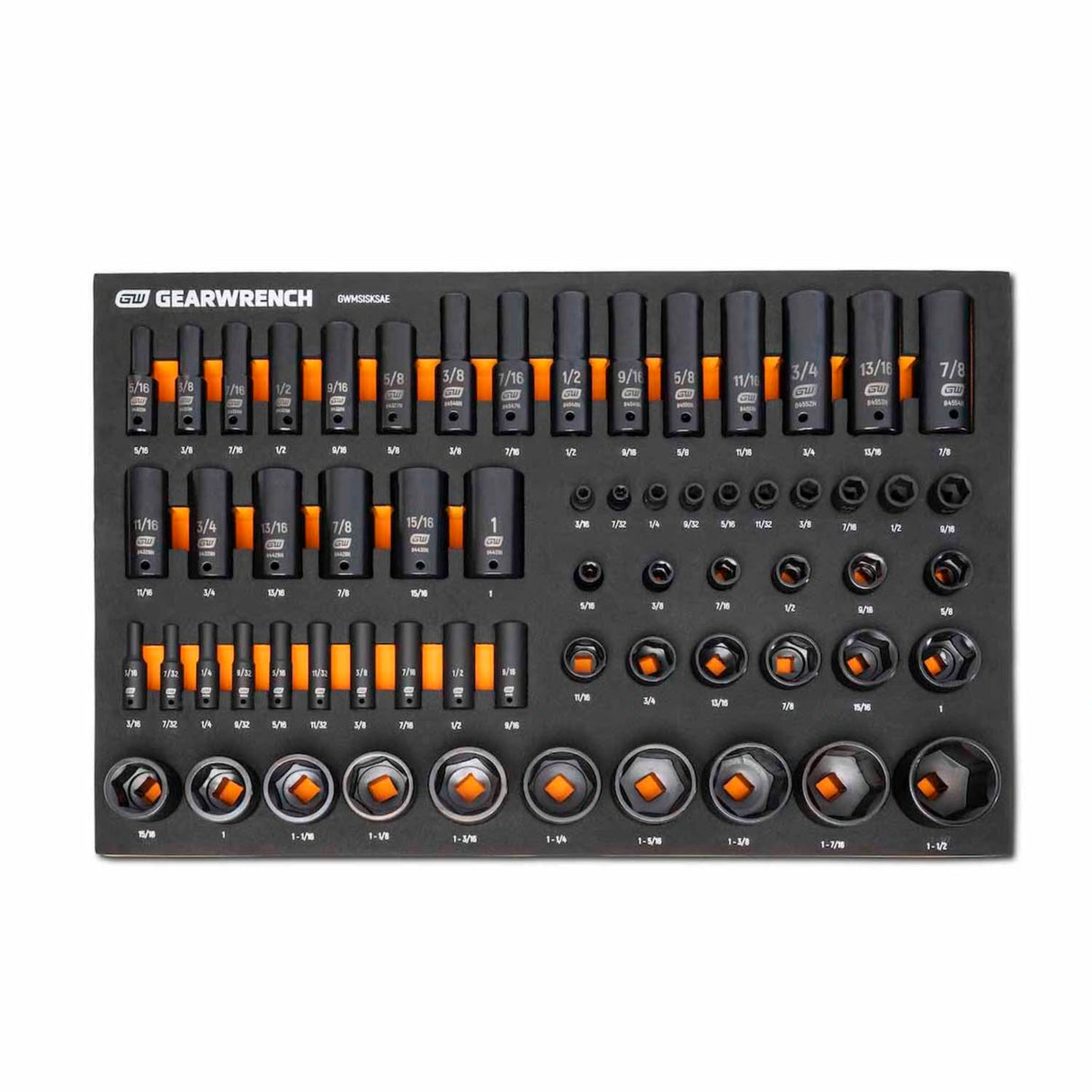 GearWrench MEGAMOD247 247-Pc Mechanics Tool Set — 120XP Ratchets, Impact Sockets, Foam Trays