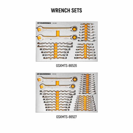 GearWrench MEGAMOD873 873-Pc Master Technician Set — 41" GSX Cabinet, Modular Foam Trays