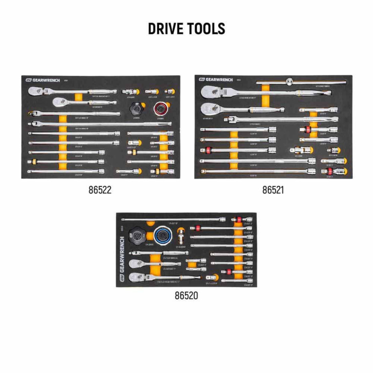 GearWrench MEGAMODPRO 791-Pc Master Technician Set — 26" GSX Chest & Cart, Foam Trays