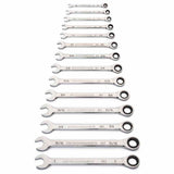 GearWrench 86959 14-Pc 90-Tooth 12-Point Ratcheting Combination Wrench Set — SAE