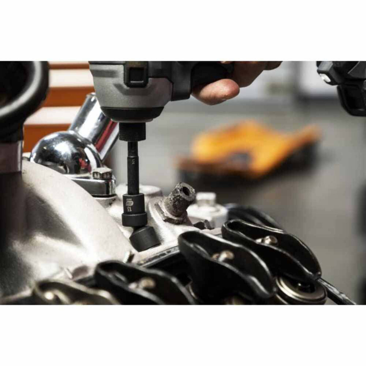 GearWrench GWMSISKSAE 63-Pc 6-Point SAE Impact Socket Set — 1/4", 3/8", 1/2" Drive, Foam Tray