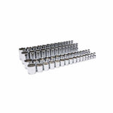 GearWrench GWMSSKT12SAE 60-Pc 1/2" Drive Master SAE Socket Set — 6 & 12 Point, Foam Tray