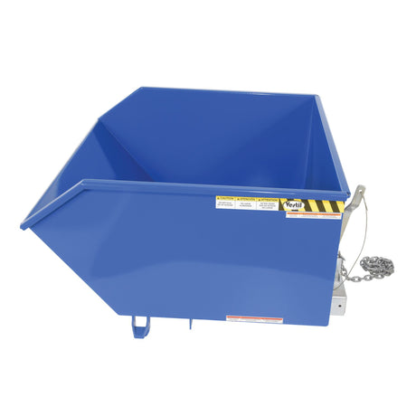 Vestil High Strength Self-Dumping Steel Hoppers | 100,000 PSI Steel, Dent & Puncture Resistant, Foundry-Grade, 4,000–6,000 lb