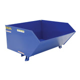 Vestil H Series Low-Profile 90° Self-Dumping Steel Hoppers | Dump From the Seat, Easy-Load Front Edge, 0.25–2 Cubic Yard, 2,000–6,000 lb