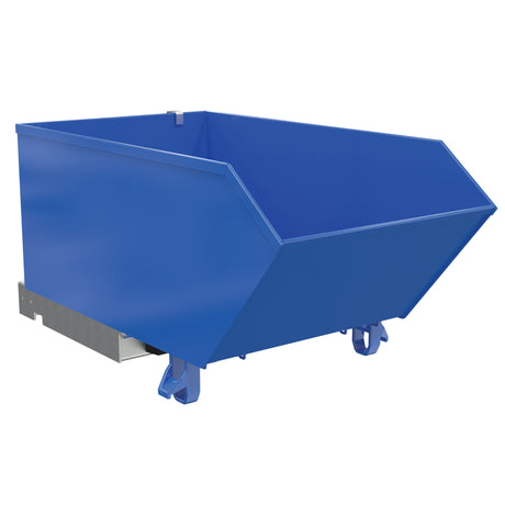Vestil H Series Low-Profile 90° Self-Dumping Steel Hoppers | Dump From the Seat, Easy-Load Front Edge, 0.25–2 Cubic Yard, 2,000–6,000 lb