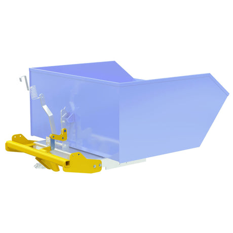 Vestil H Series Low-Profile 90° Self-Dumping Steel Hoppers | Dump From the Seat, Easy-Load Front Edge, 0.25–2 Cubic Yard, 2,000–6,000 lb