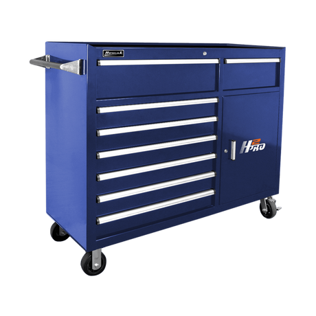 Homak | 56" H2Pro 8 Drawer with 2 Drawer Comp Roller Cabinet